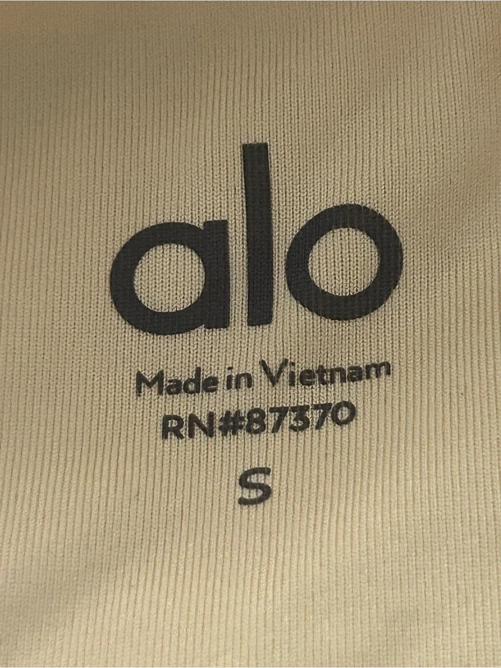 Alo Yoga Wellness Sports Padded Bra Buttercup Yellow Ribbed Women’s Size Small